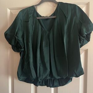 Entro Hunter Green Blouse